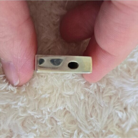 Sterling Silver 925 Tennessee Walking Horse Square Necklace Pendant - Picture 4 of 4